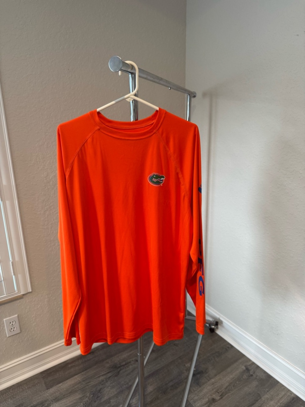Columbia Bright Orange Long Sleeve Performance Tee